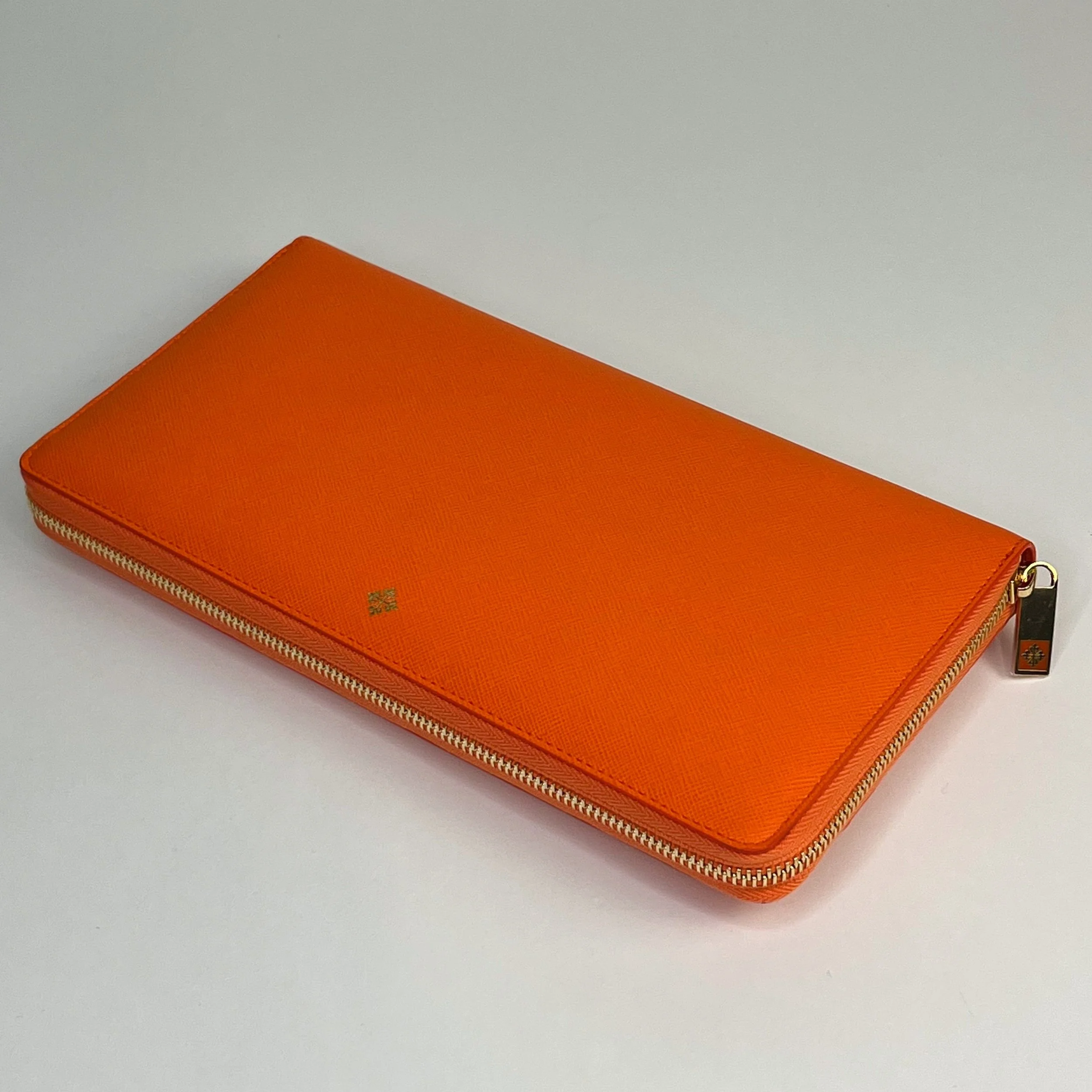 PATEK PHILIPPEパテックフィリップ 長財布+パスポートケース セット Patek Philippe Orange Leather Travel Wallet & Passport Holder Set